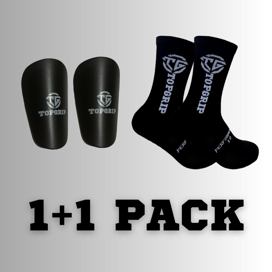 TOPGRIP mini shin pads & grip socks