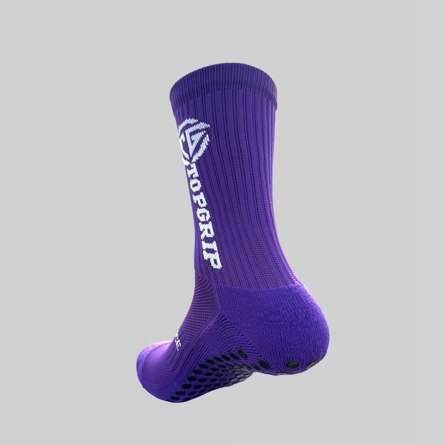 Football Grip Socks Purple Side